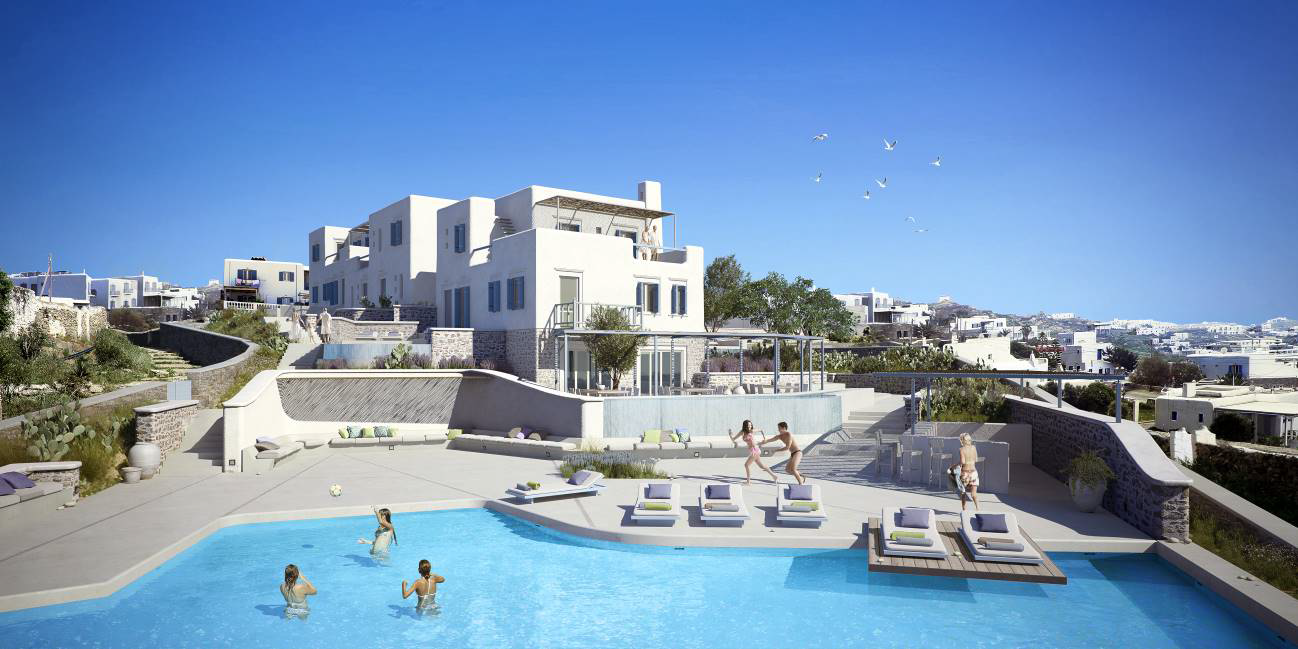 In a prime location in Mykonos, Greece a land for sale
