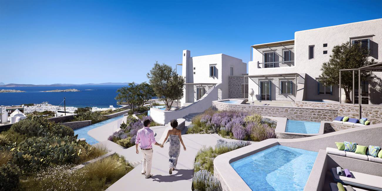 In a prime location in Mykonos, Greece a land for sale